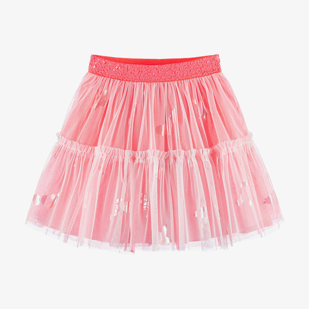 Billieblush - Girls Pink Tulle Tutu Skirt | Childrensalon