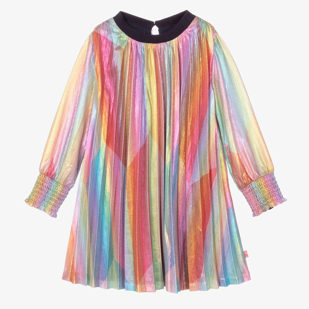 Billieblush - Girls Rainbow Pleated Dress | Childrensalon