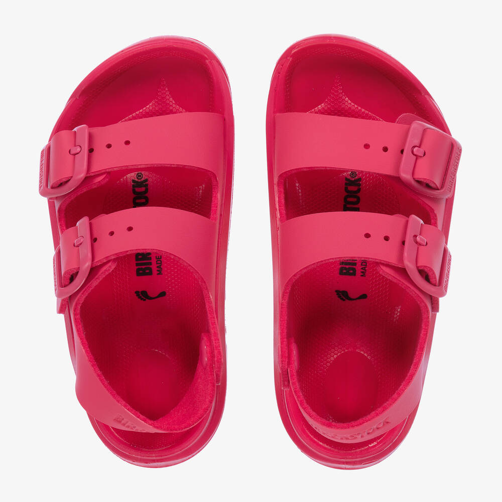 Birkenstock - Girls Pink Buckled Sandals | Childrensalon