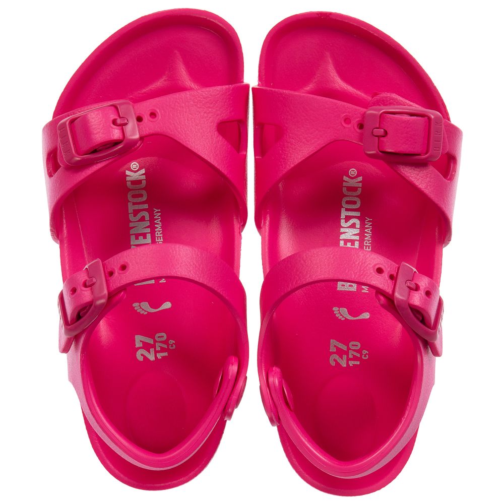 girls rubber birkenstocks