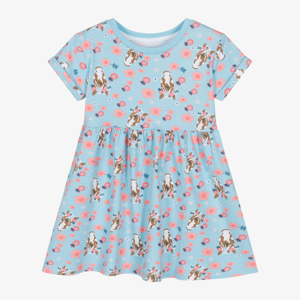 Blade & Rose - Girls Blue Bella The Horse Dress | Childrensalon