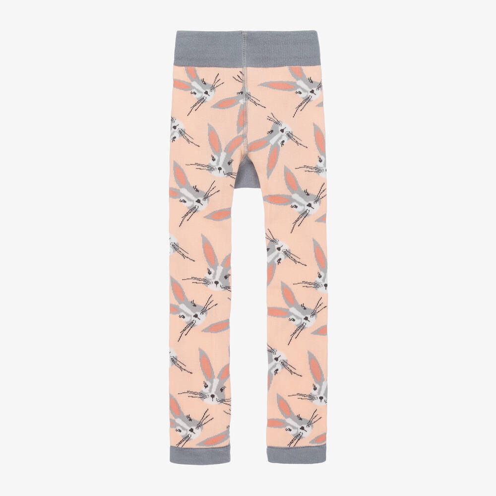 Blade & Rose - Girls Pink Mollie Rose The Bunny Leggings | Childrensalon