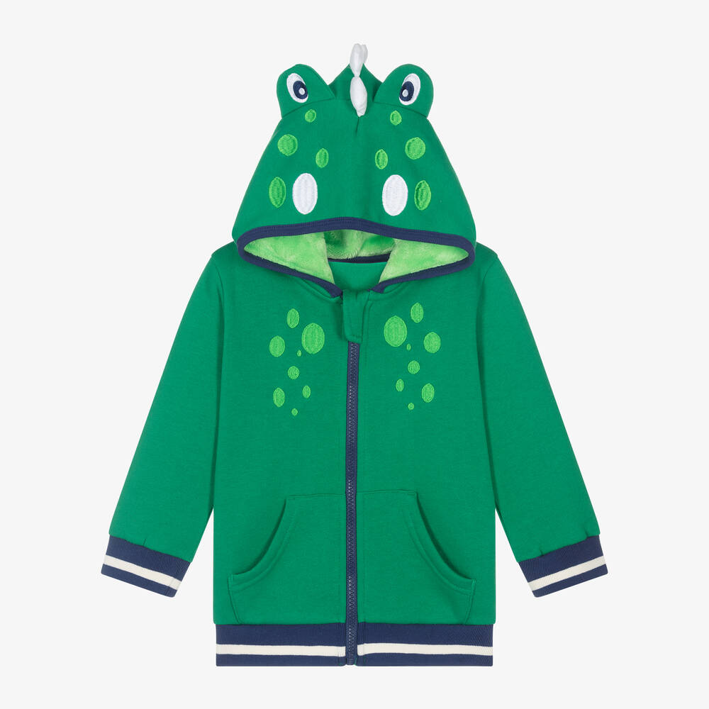 Blade & Rose - Green Maple The Dino Zip-Up Top | Childrensalon