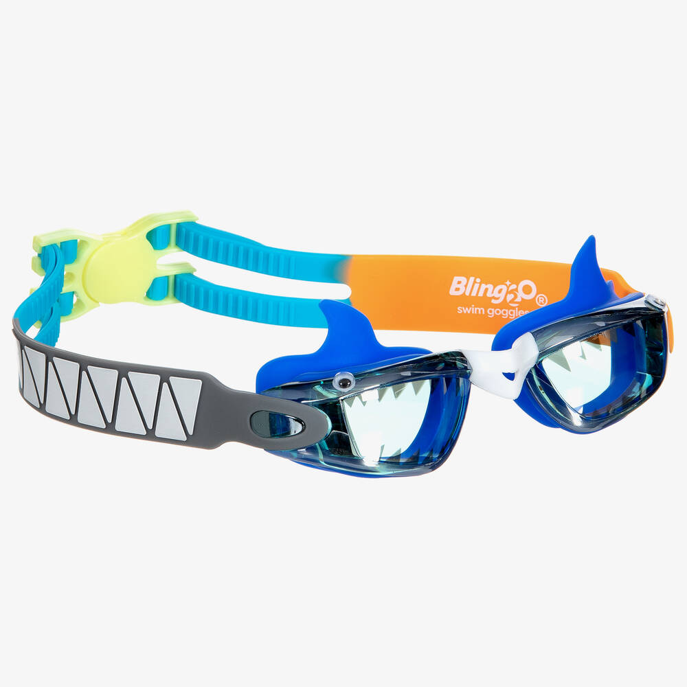 Bling2o - Blue Shark Swimming Goggles | Childrensalon