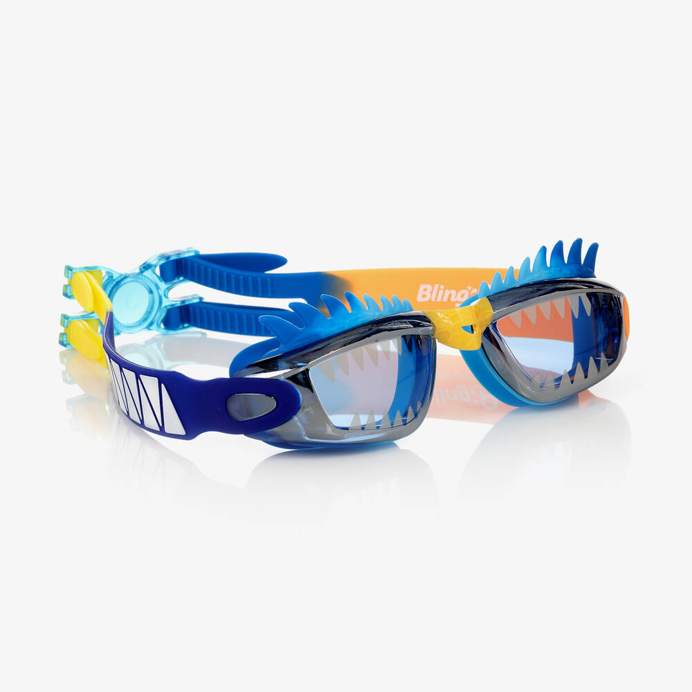 Bling2o - نظارات سباحة سيليكون لون أزرق للأولاد | Childrensalon
