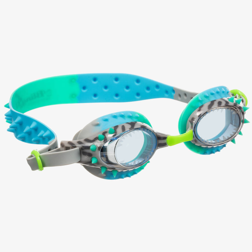 Bling2o - نظارات غوغلز للسباحة سيليكون لون رمادي وأزرق للأولاد | Childrensalon