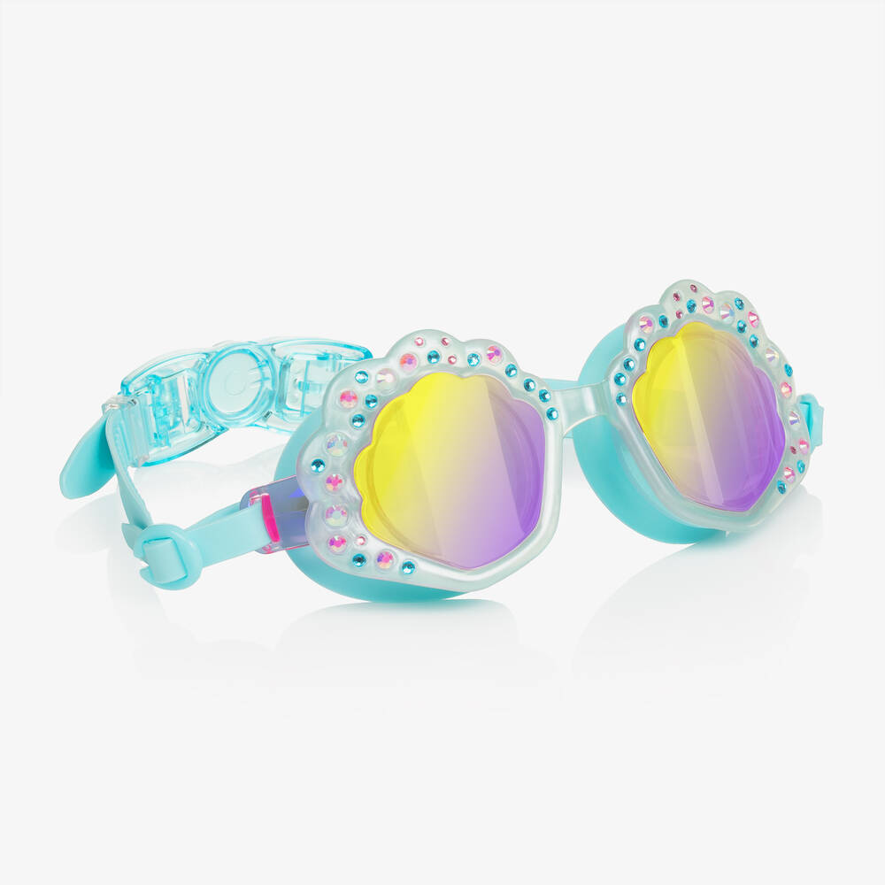 Shop Bling2o Girls Aqua Blue Sea Shell Swimming Goggles