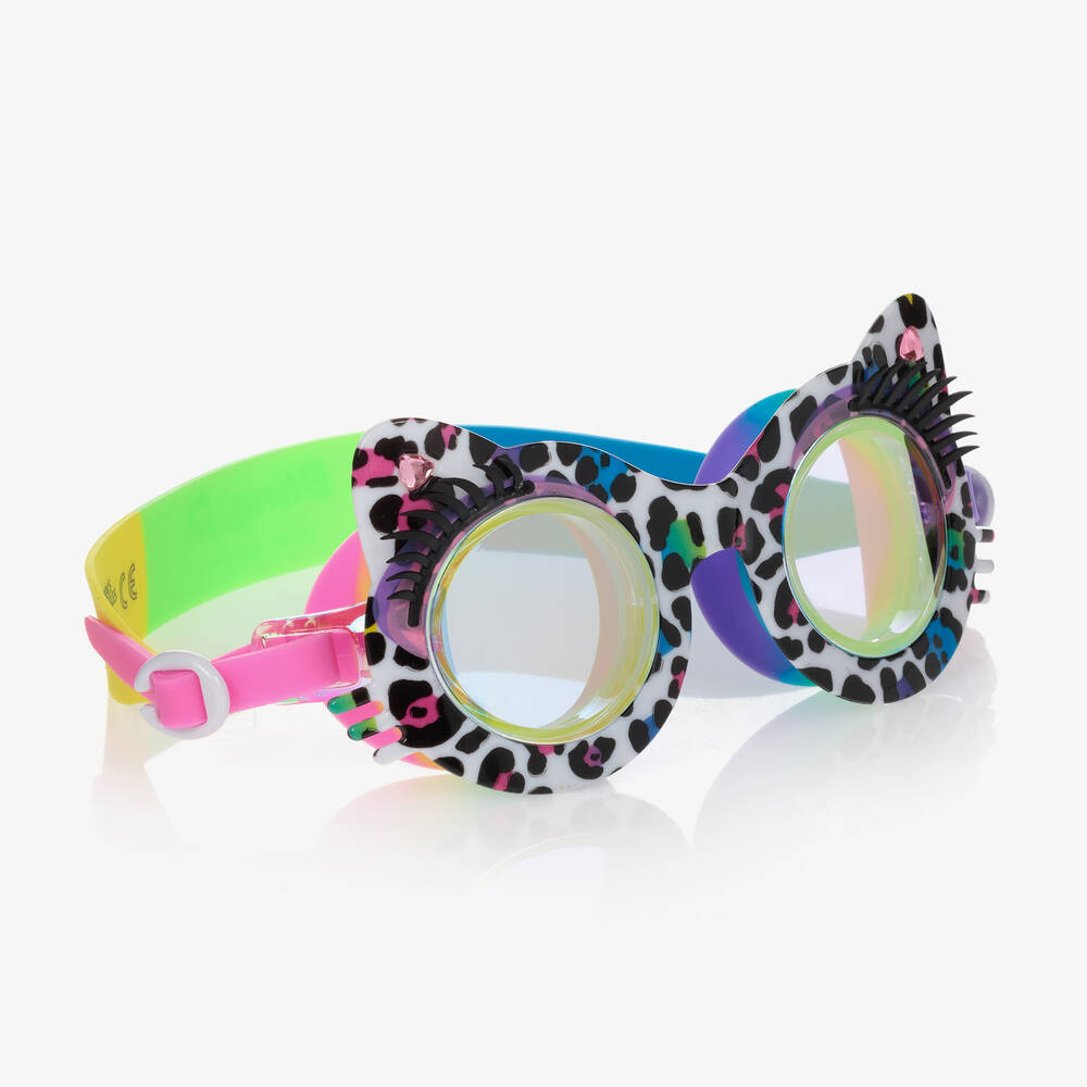 Bling2o - نظارات غوغلز للسباحة سيليكون لون زهري وأسود للبنات | Childrensalon
