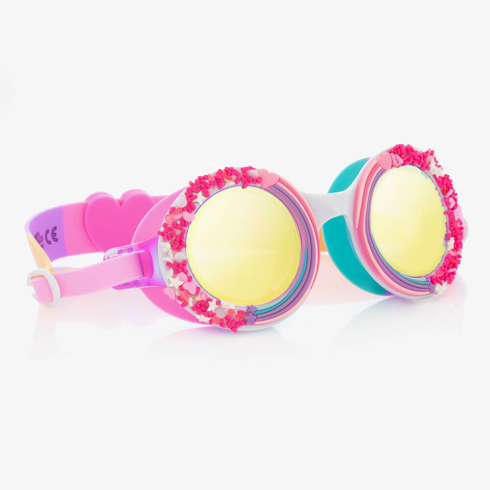 Bling2o - Girls Purple Rainbow Swimming Goggles | Childrensalon