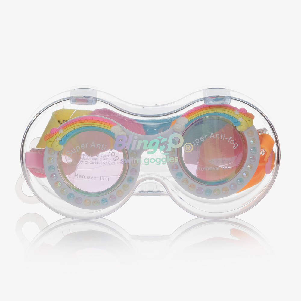 Bling2o - Girls Rainbow Swimming Goggles | Childrensalon