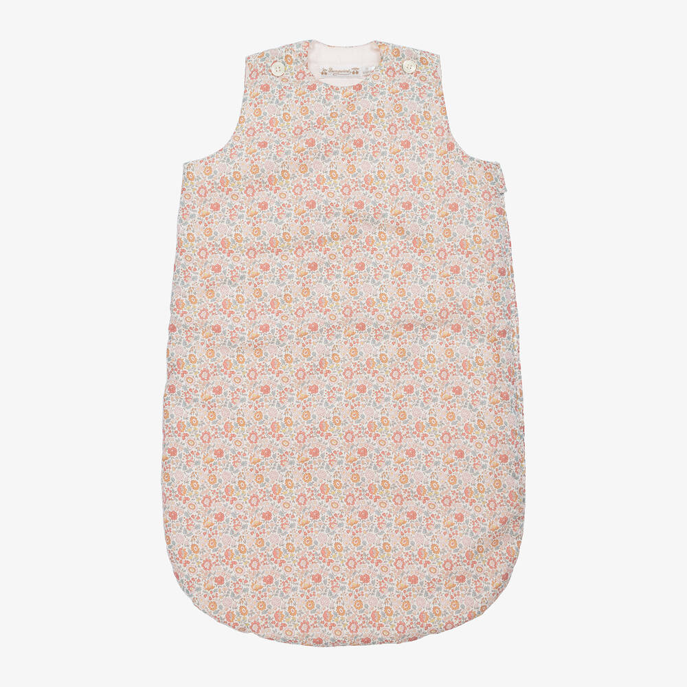 Bonpoint - Baby Girls Pink Floral Sleeping Bag | Childrensalon