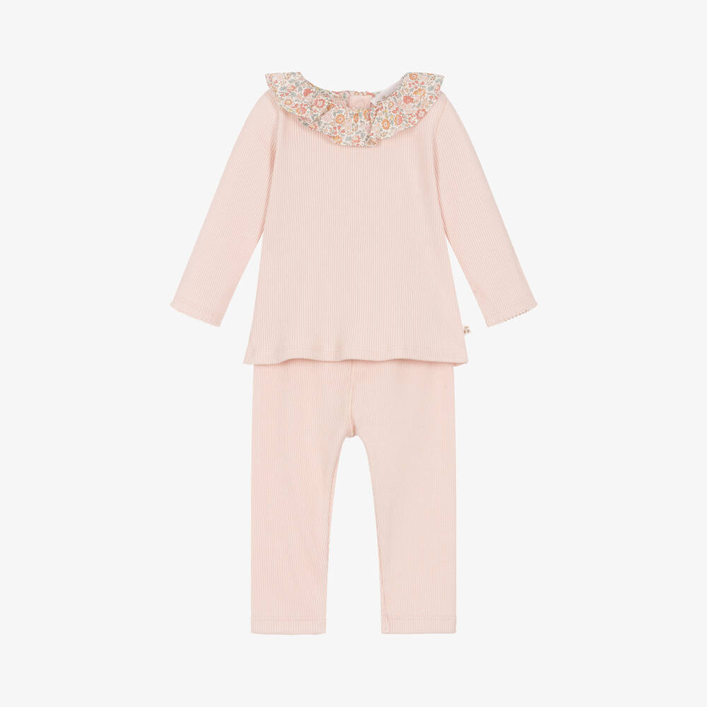 Bonpoint - Baby Girls Pink Liberty Outfit Gift Set | Childrensalon