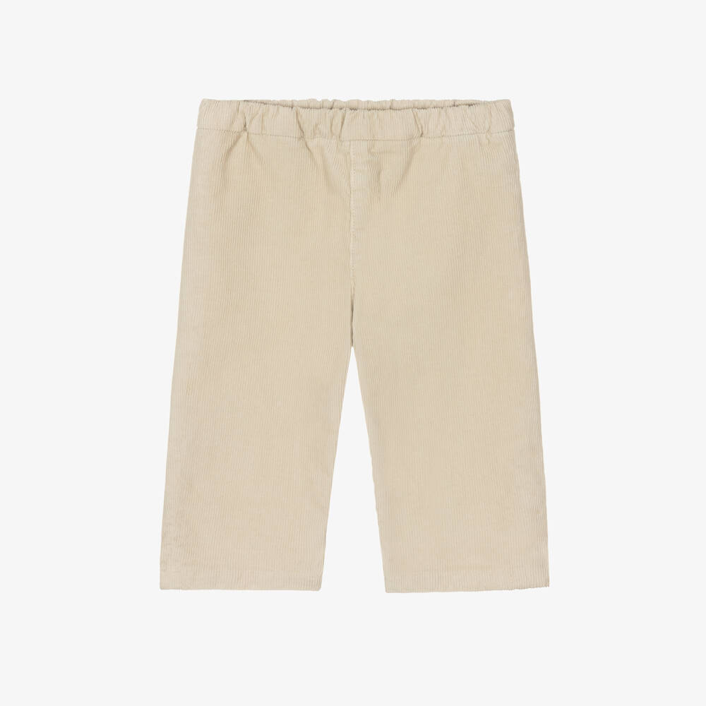 Bonpoint - Beige Corduroy Trousers  | Childrensalon