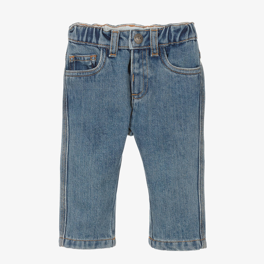 Bonpoint Babies' Boys Blue Denim Jeans