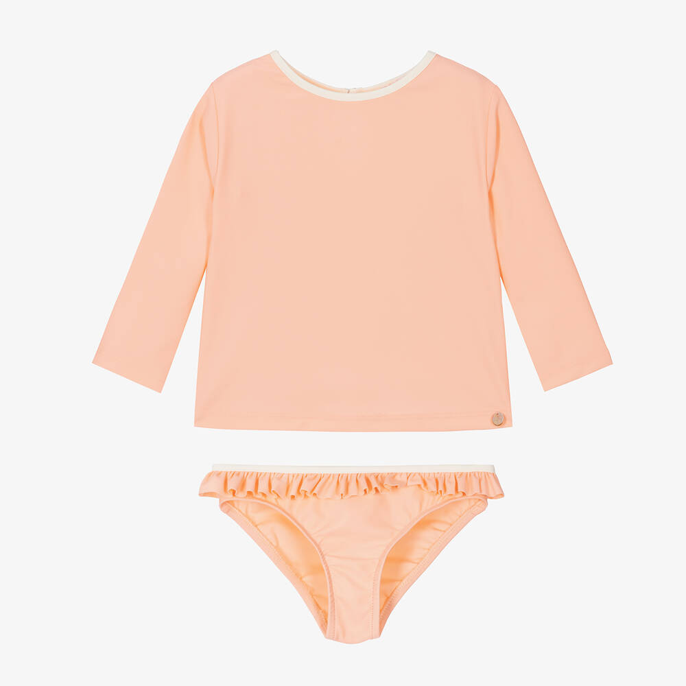 Bonpoint Babies' Girls Pink Frill Bikini