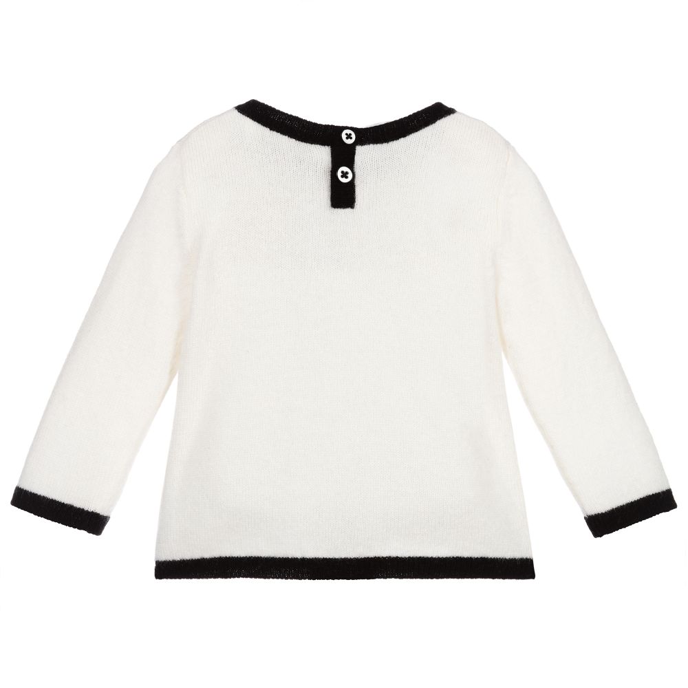 off white cashmere sweater