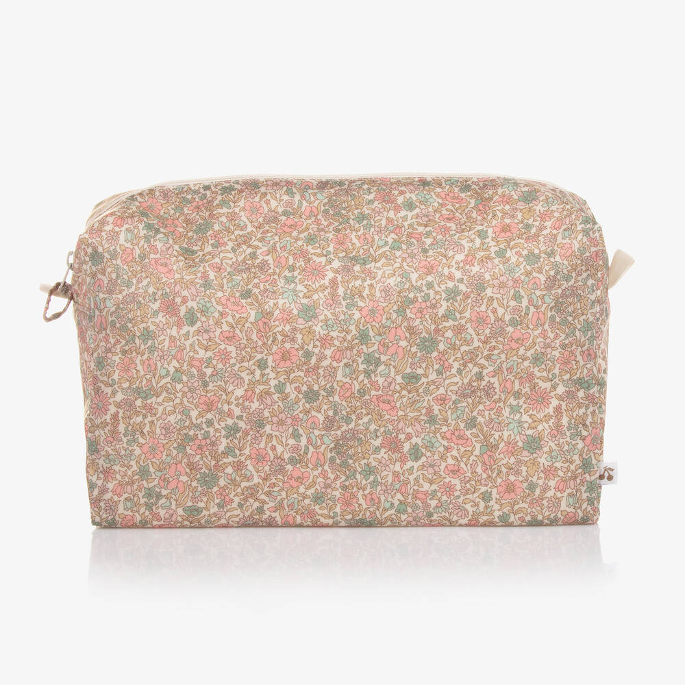 Bonpoint - Розовая мини-сумка с цветочным принтом Liberty (24см) | Childrensalon