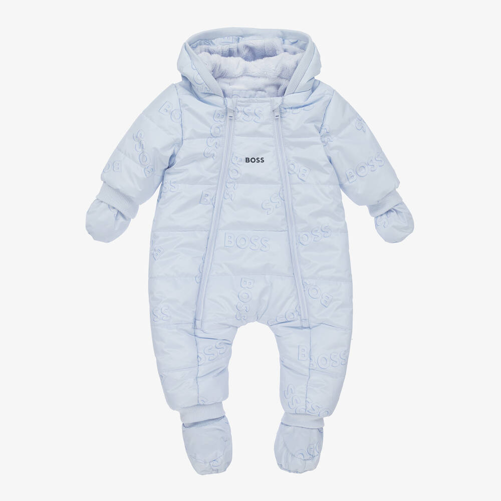 BOSS - Blauer Schneeanzug für Babys (J) | Childrensalon