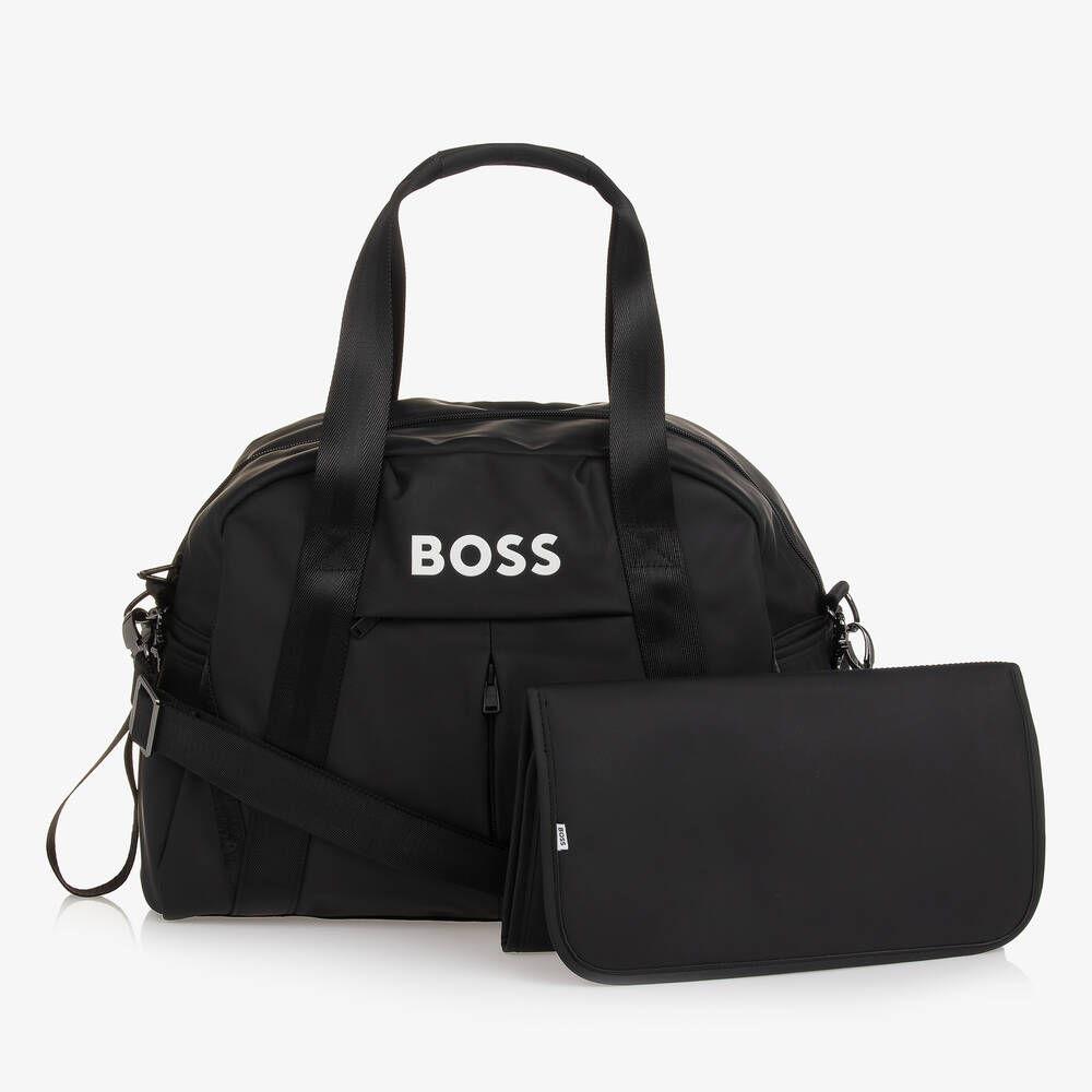 BOSS - حقيبة تغيير للأطفال لون أسود ( 52 سم ) | Childrensalon