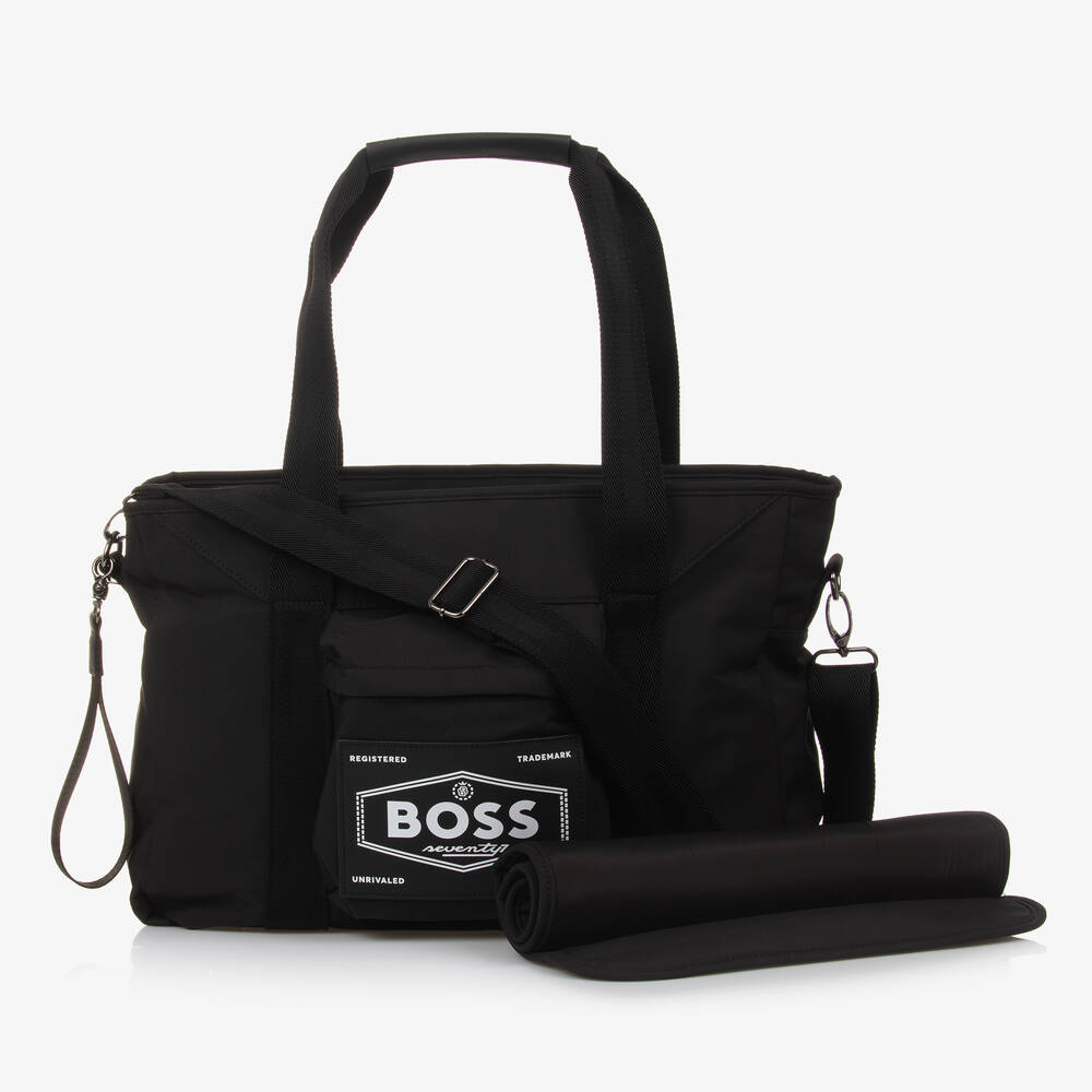 BOSS - Black Logo Changing Bag (39cm) | Childrensalon