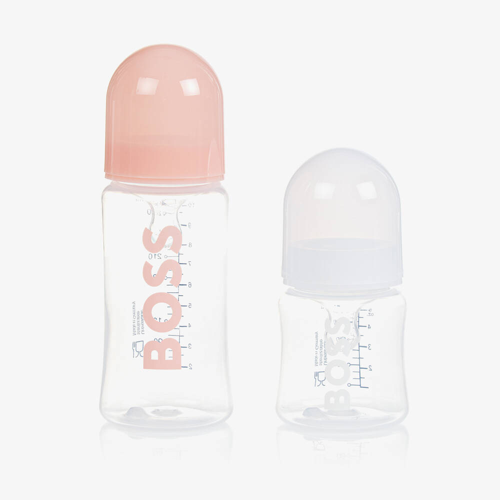 BOSS - Pink Baby Bottles (2 Pack) | Childrensalon