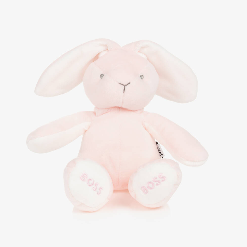 BOSS - Pink Bunny Soft Toy (40cm) | Childrensalon