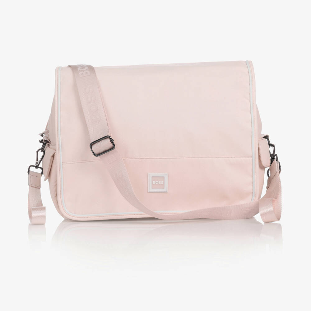 BOSS - Pink Changing Bag (37cm) | Childrensalon