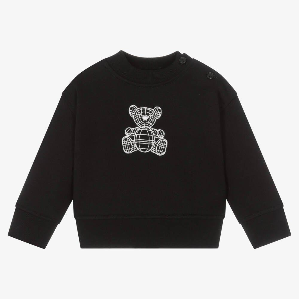 Burberry - Schwarzes Sweatshirt für Babys (J) | Childrensalon