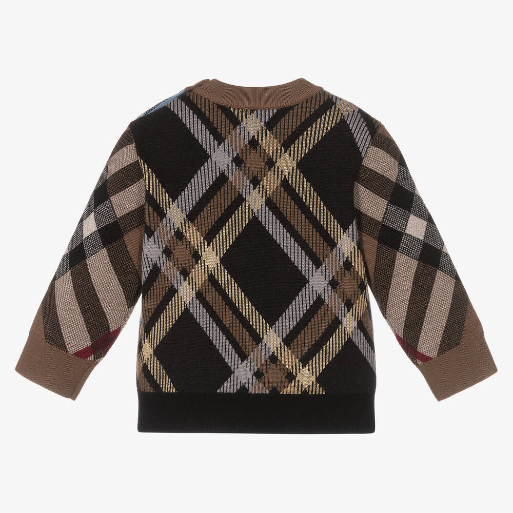 Downtown halv otte nyse Burberry - Baby Boys Wool Check Sweater | Childrensalon