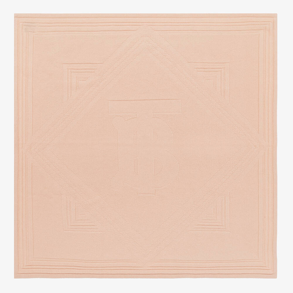 Burberry - Розовое кашемировое одеяло (71см) | Childrensalon