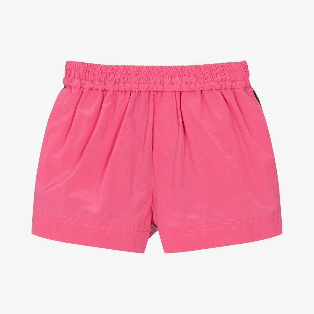 Burberry - Baby Girls Pink Vintage Check Shorts | Childrensalon