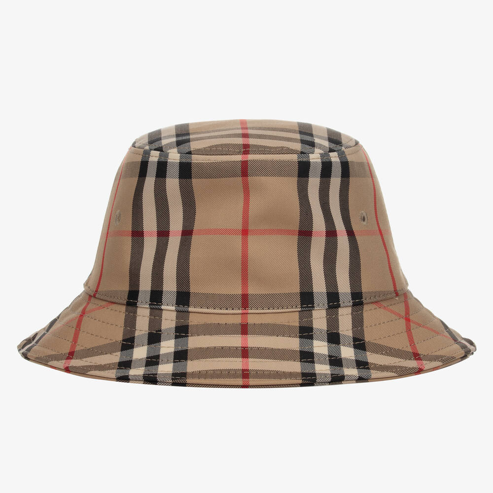 Burberry - Baby Vintage Check Bucket Hat | Childrensalon