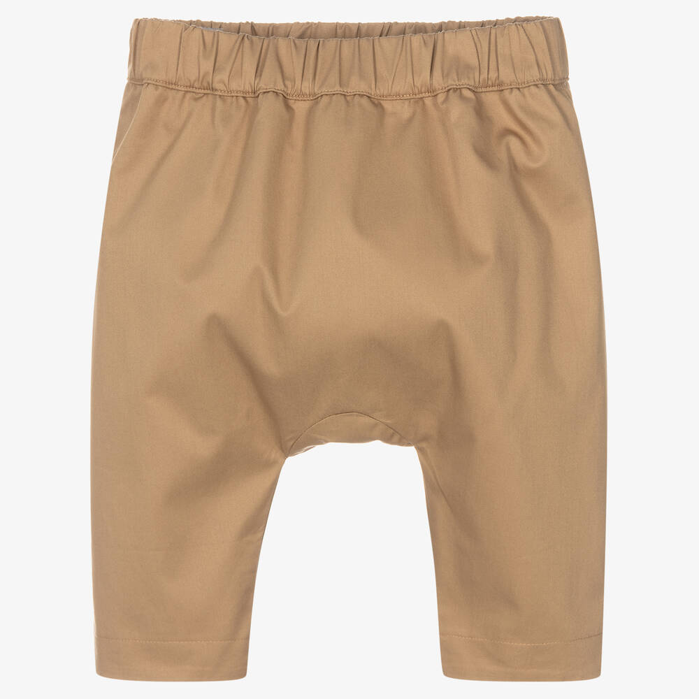 Burberry - Beige Reversible Baby Trousers | Childrensalon