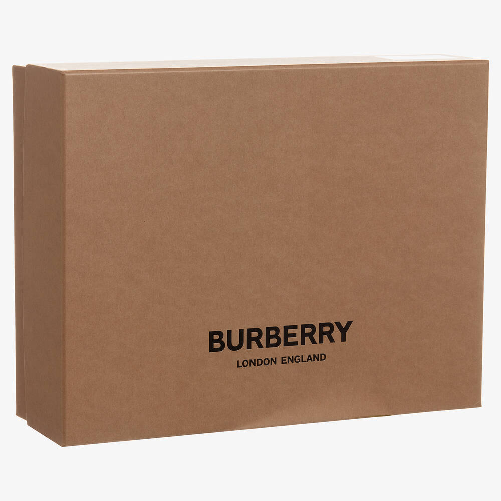Burberry - Black 3 Piece Romper Gift Set | Childrensalon