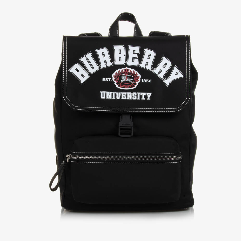 Burberry Black Varsity Backpack (28cm)