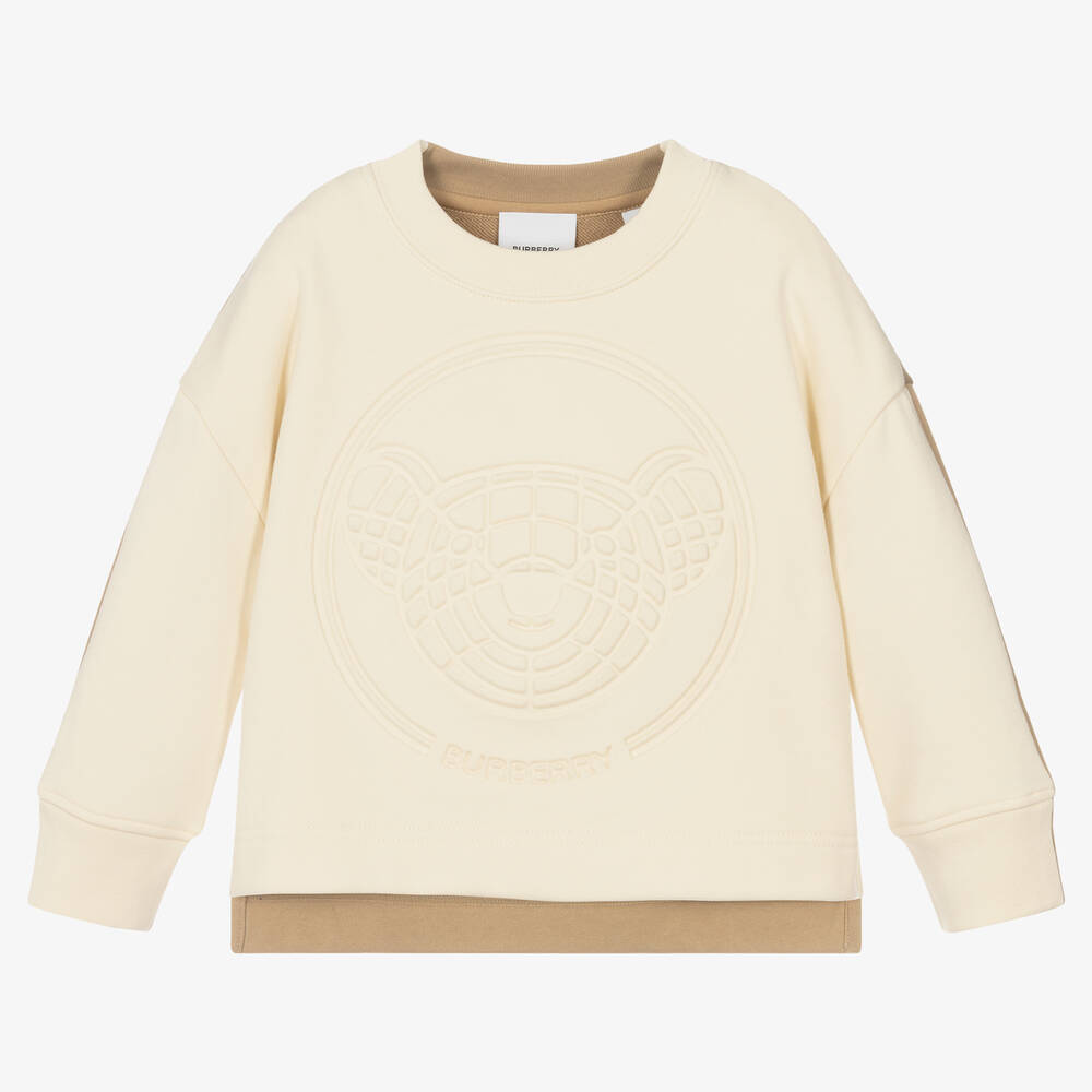 Burberry - Ivory Thomas Bear Sweatshirt | Childrensalon