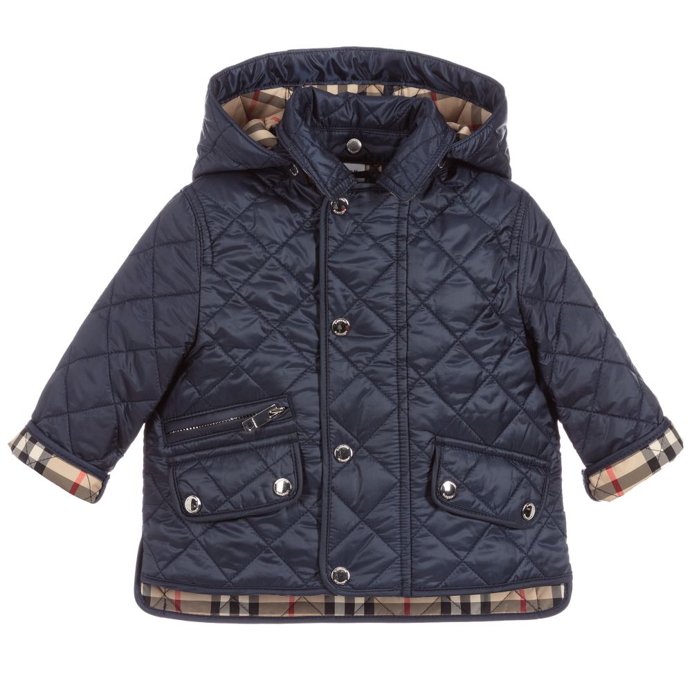 Burberry - Navy Blue Quilted Baby 