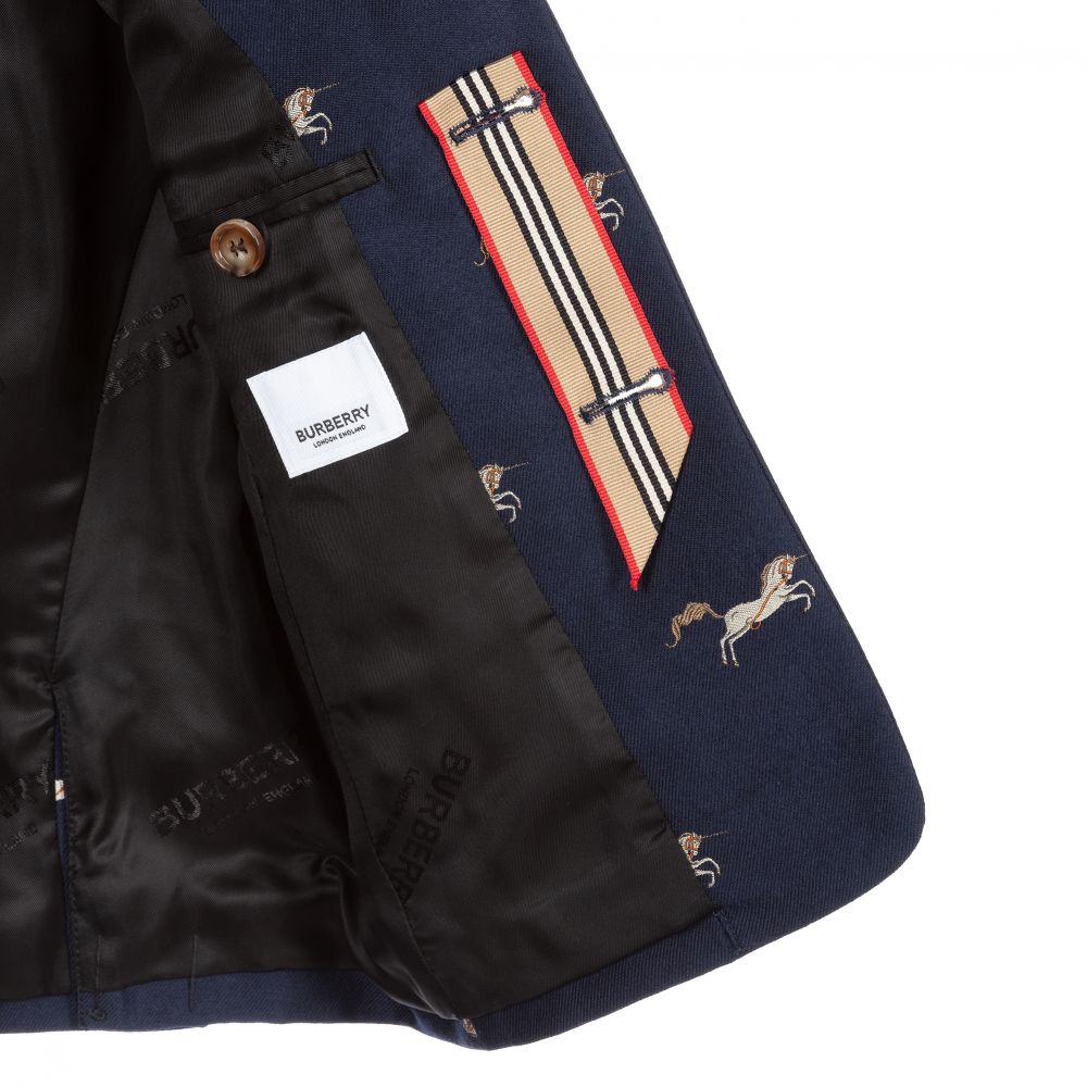burberry navy blue jacket