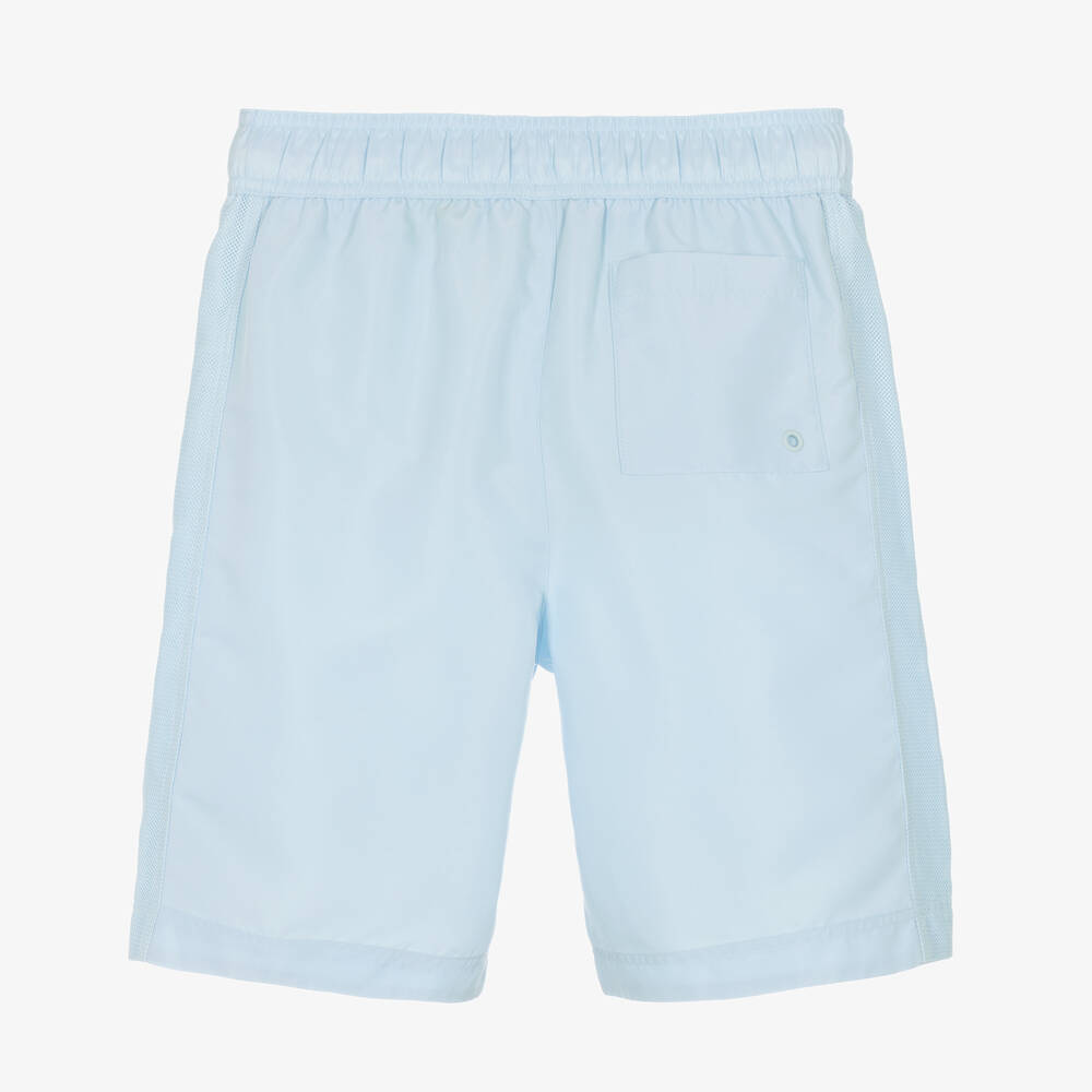 Burberry - Teen Boys Blue Horseferry Swim Shorts | Childrensalon