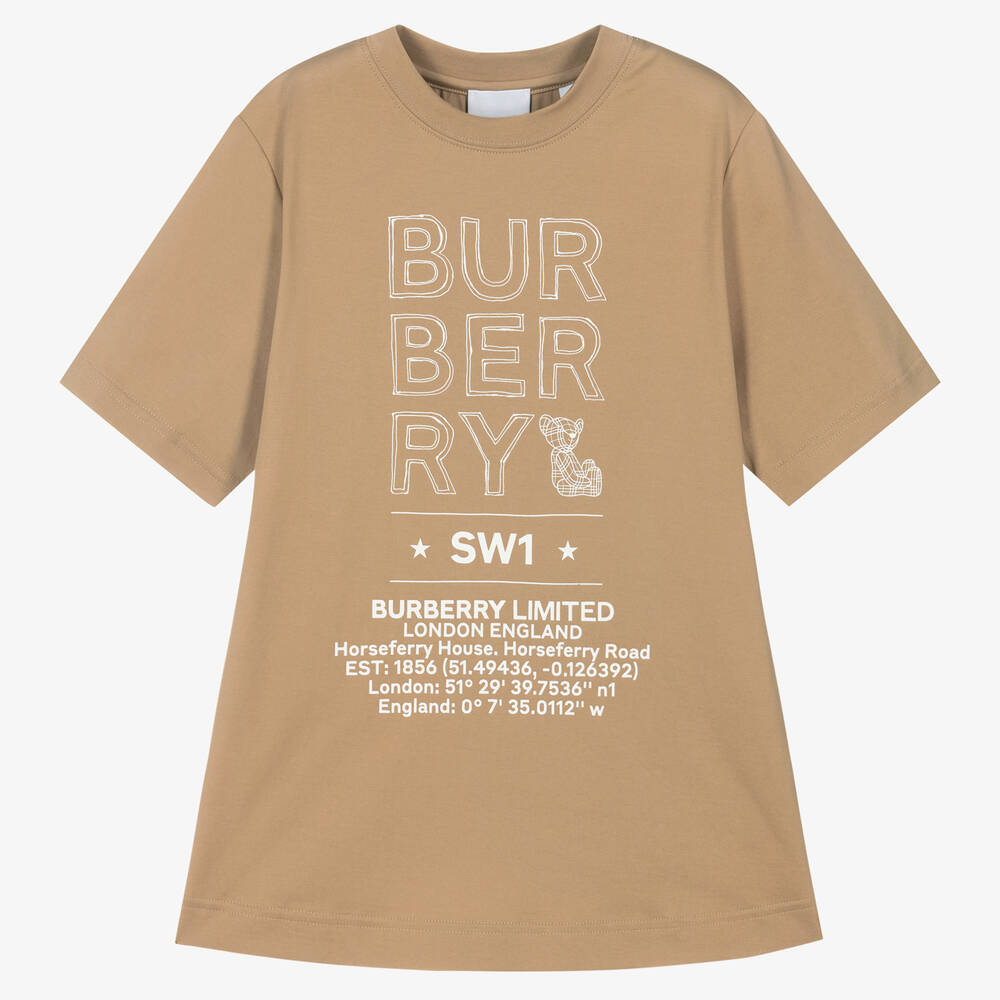 Burberry - T-shirt beige Ado | Childrensalon