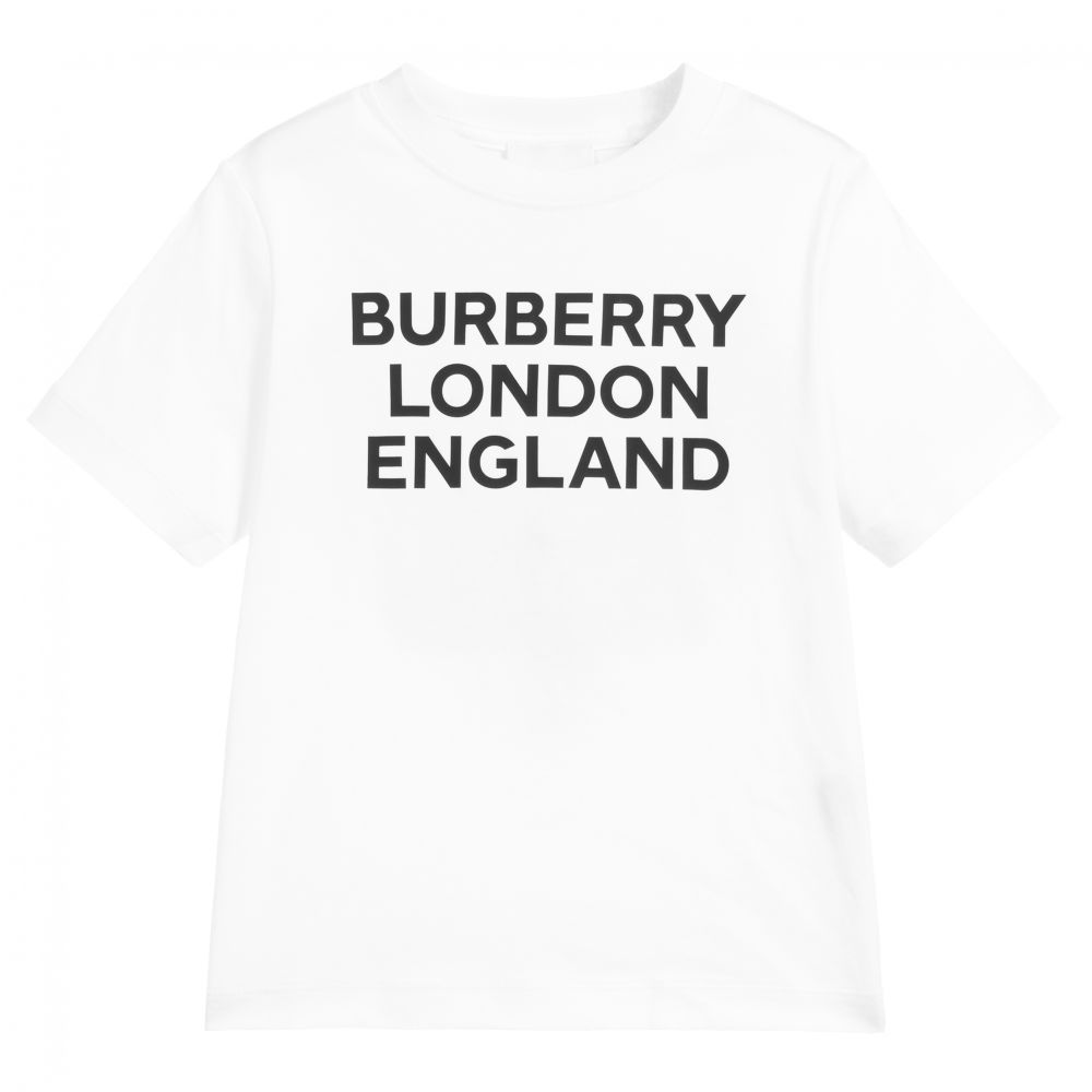 burberry white tee shirt