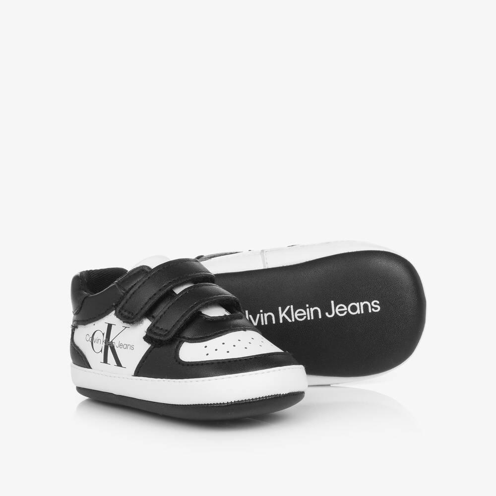 Calvin Klein - Baby Boys Black & White Pre-Walkers | Childrensalon