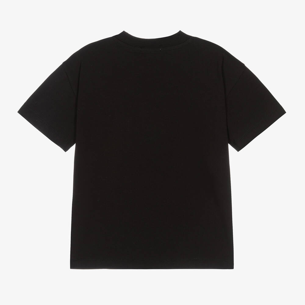 Calvin Klein Kids logo-embroidered jersey shorts - Black