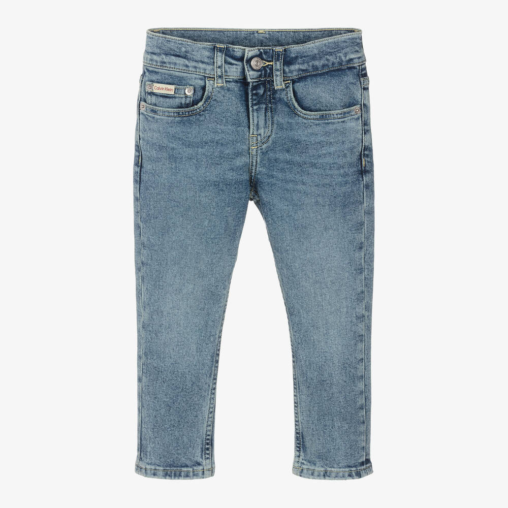 Calvin Klein - Boys Blue Denim Dad Jeans | Childrensalon