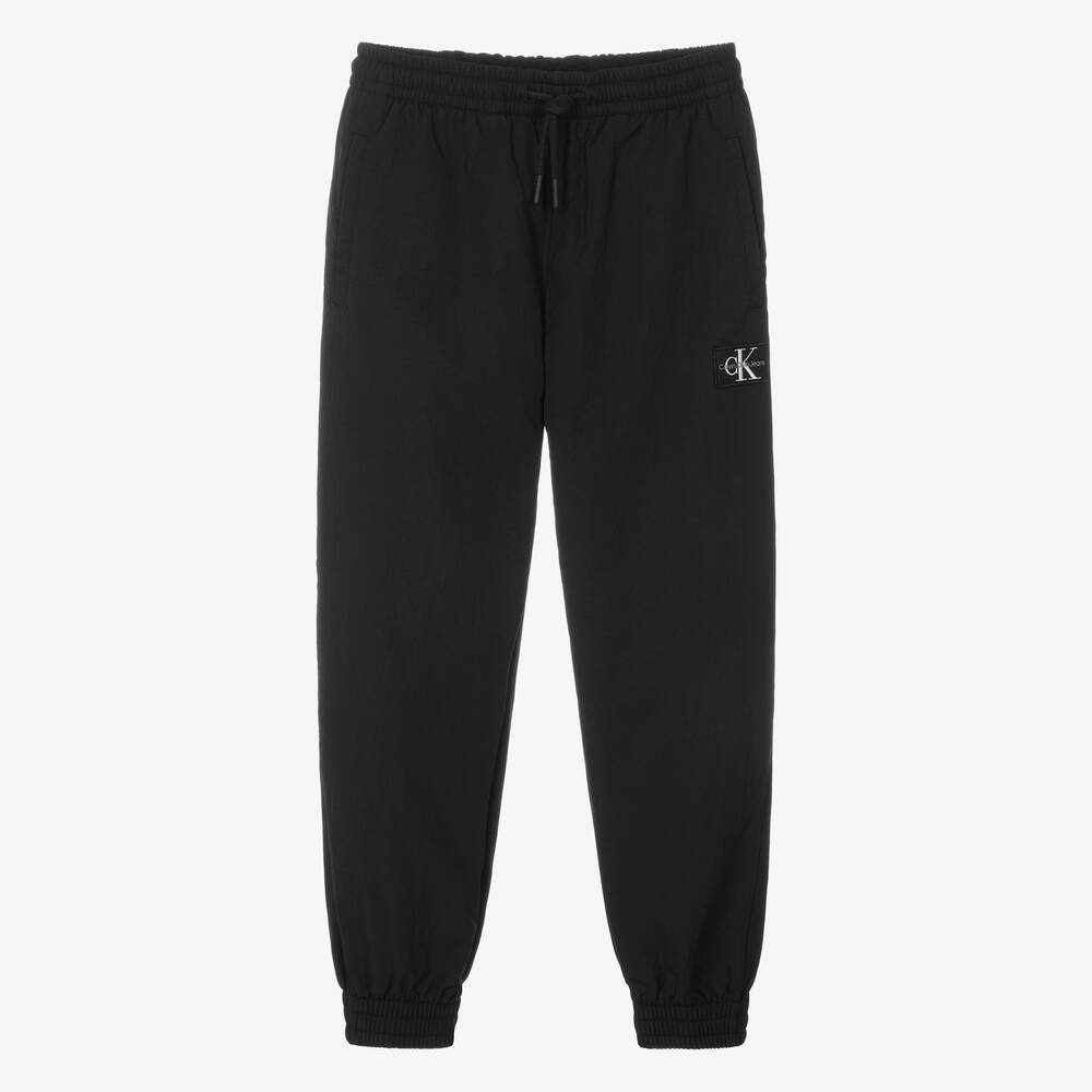 Calvin Klein - Pantalon de jogging noir en coton | Childrensalon