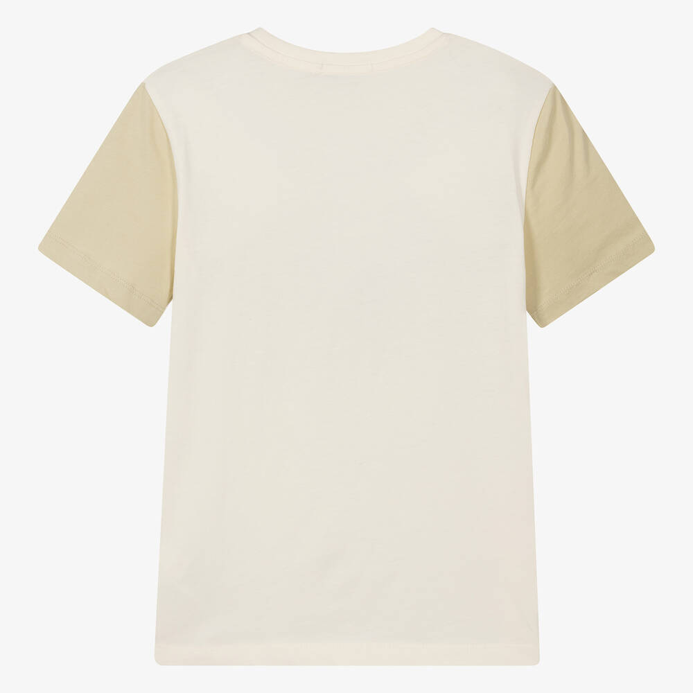 Calvin Klein - Teen Boys Colourblock Cotton T-Shirt | Childrensalon