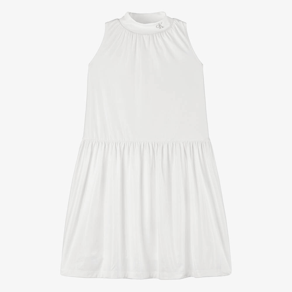 Calvin Klein - Teen Girls Ivory Iridescent Dress | Childrensalon