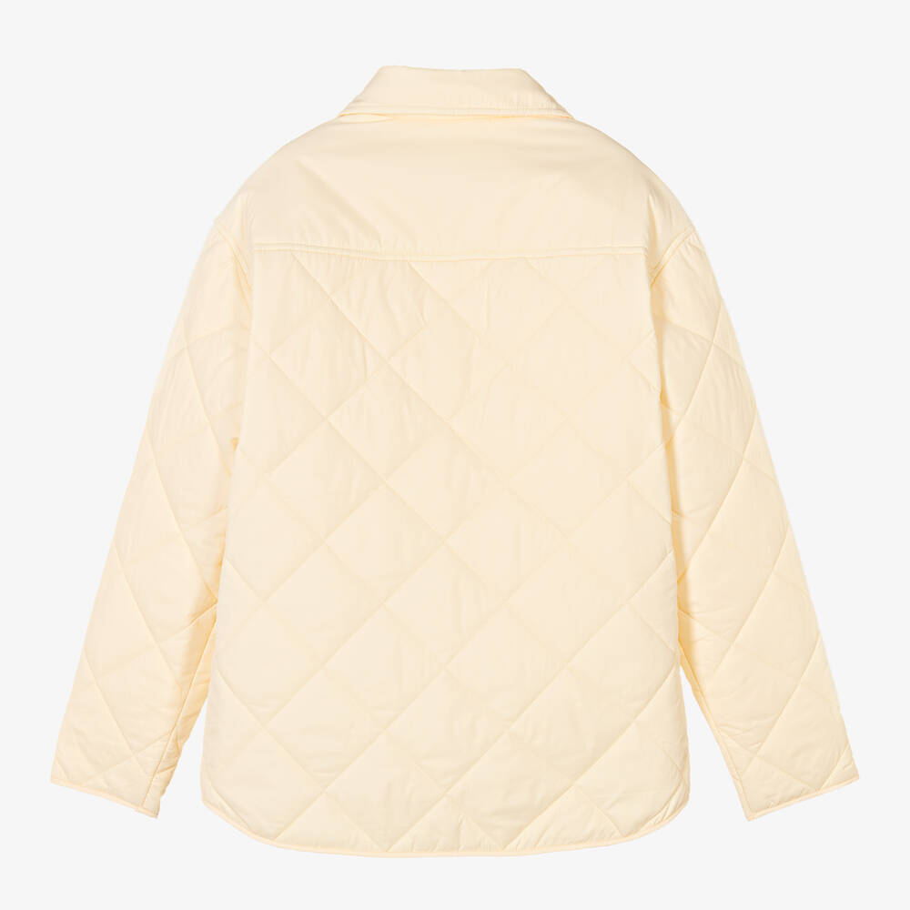 Calvin Klein Teen Girls Ivory Quilted Jacket