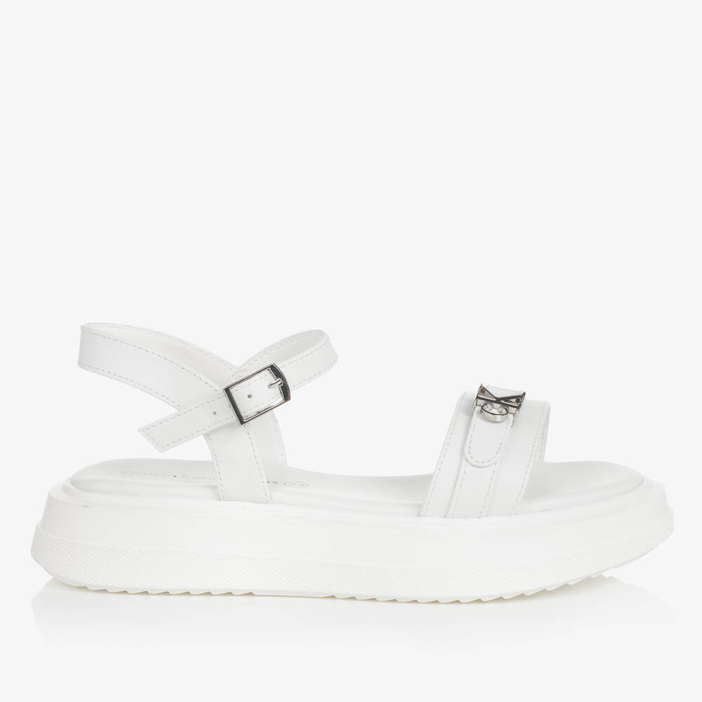 Calvin Klein Teen Girls White Sandals