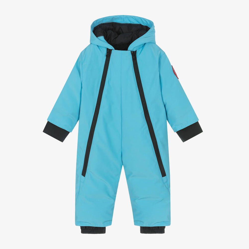 Canada Goose - Blue Down-Filled Baby Snowsuit | Childrensalon